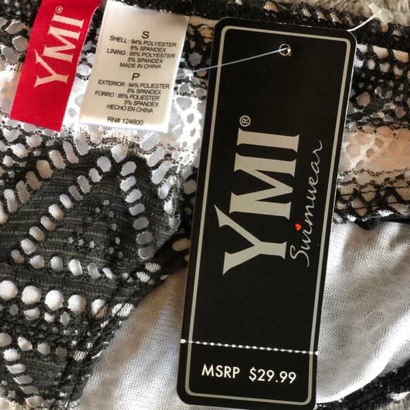 Black Diamond Cutout Bikini - Picture 4 of 4